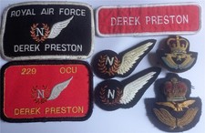 Royal Air Force Tornado Phantom VC-10 Navigator Patches / Badges x 7 Named Used