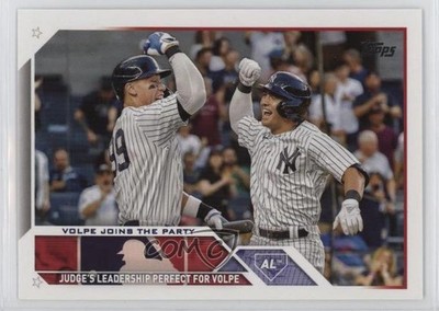 2023 Topps Update Veteran Combos Aaron Judge Anthony Volpe #US269 tm7