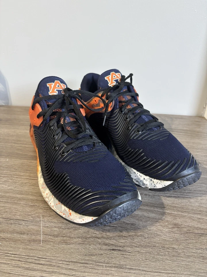Under Armour Azul Marino Auburn Tigers HOVR Apex Zapatos de Entrenamiento M-12.5 W-14 Foto 2 de 4