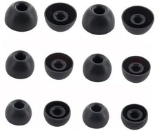 Replacement Earbuds Tips Silicone Ear Tips for JBL Tune 230NC S/M/L Black