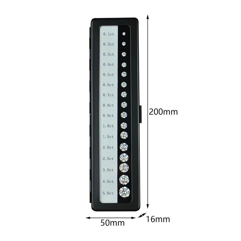 Diamond Color Scale Master Grading Special Shaped black - Image 3 of 4