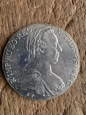 M THERESIA D G BURG CO TYR 1780X ARCHID AVST DUX .833 SILVER S.F. MINT rb51