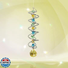 FONMY Gazing Ball Spiral Tail -Decorative Wind Spinner Sun Catche