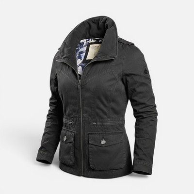 KHUJO Damen Jacke Modell: Cass Schwarz S
