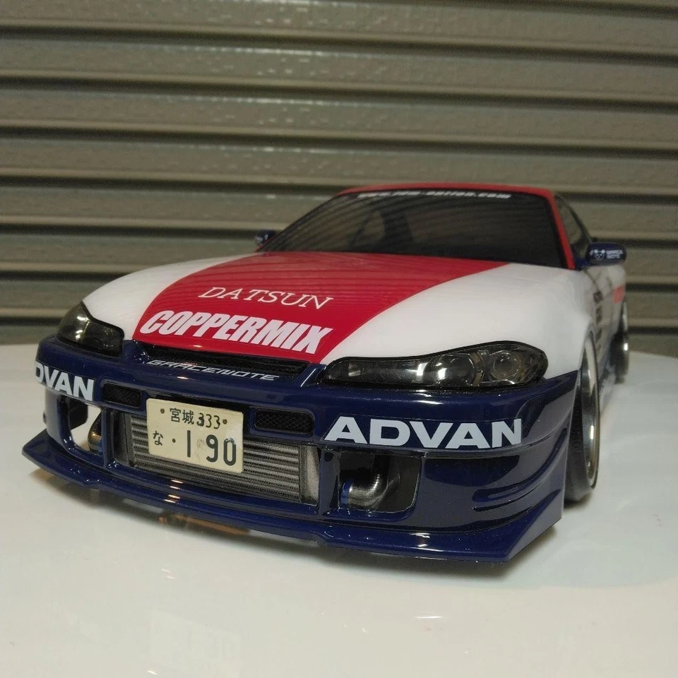 Tamiya 1/10 RC Car Painted Body Nissan S15 Silvia Tricolor - Image 2 of 4
