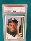 🔥 1989 Upper Deck Ken Griffey Jr. #1 Star Rookie RC PSA 6 EX-MT 💎 The Kid HOF