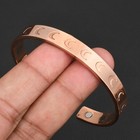 Half Moon Design Pure Copper Magnetic Pain Therapy Bangle Jewelry CB-06-053 — photo 2