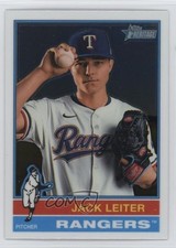 2025 Topps Heritage High Number SP Chrome Jack Leiter #463 1mq2