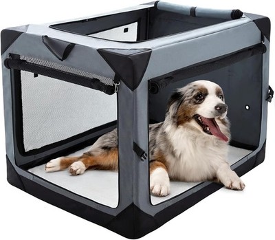 Soft Sided Dog Crates 36 Inches AQRS 36 Inch Stainless Steel