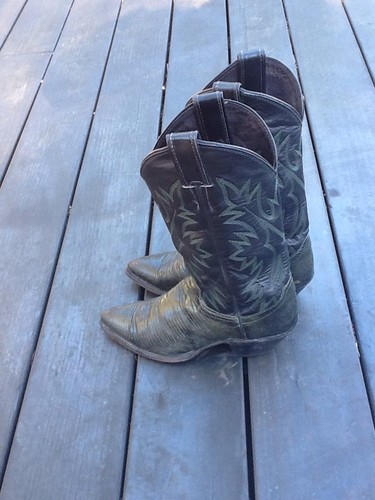 Vintage Verde Piel De Lagarto Justin botas de vaquero para mujer Talla  6.5B-4771 | eBay
