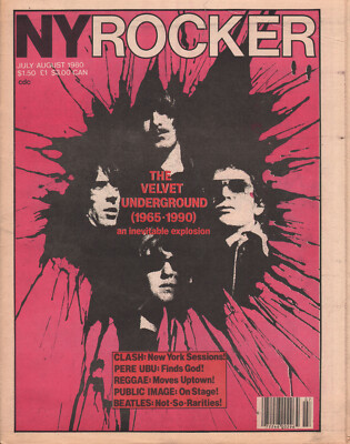 New York Rocker - 30 - July 1980 [USA] Magazine - Velvet Underground - The Cure