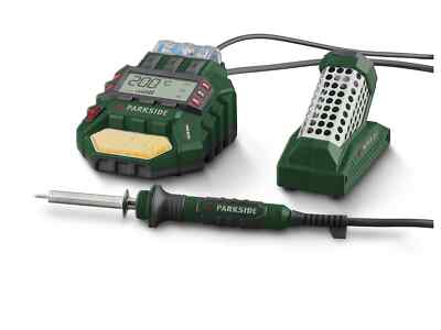 Parkside digitale Lötstation Lötkolben regelbar Temperatur Lötset Soldering Iron
