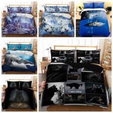 Animals Duvet Quilt Cover Set Bedding Set Pillowcases Single Double King Size