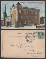 1907 Canada Postcard – Springhill, Nova Scotia – Y.M.C.A.