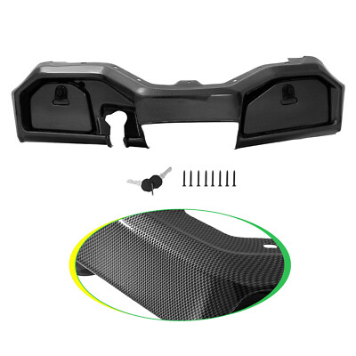 For Yamaha Drive2 Drive 2 2017-up Golf Cart Carbon Fiber Style Dash Cover W/Keys