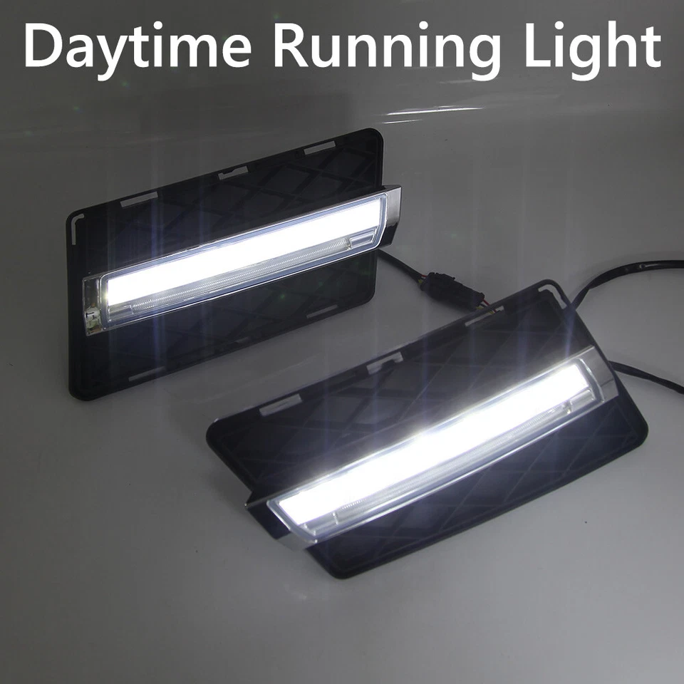 2X LED DRL Daytime Running Lights Fog Lamp For Benz W204 GLK300 GLK350 2008-2012 - Image 3 of 4