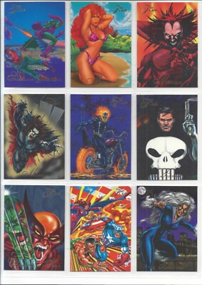#ad #ad 1994 Flair Marvel Annual Universe Trading Card Comics Singles U Pick Power Blast $1.75