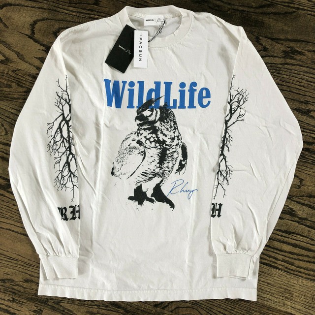rhude owl tee