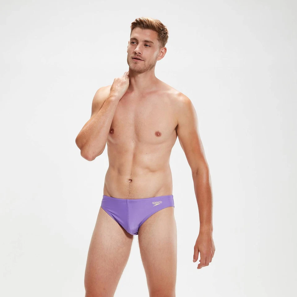 Speedo men purple lilac solar swim brief swimwear size 30 32 34 36 38 - Image 2 of 4