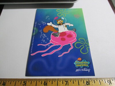 Spongebob Square pants Sticker Sandy The Squirrel NOS Cartoons Nickelodeon 2001