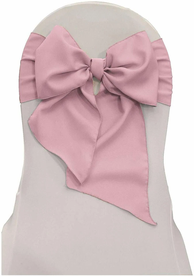 Juego de 30 marcos de silla de poliéster 6x104 pulgadas de ropa de cama Broward (variedad de colores) Foto 2 de 3