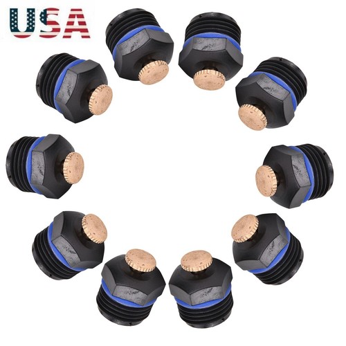 10Pack Garden Misting Lawn Irrigation Sprinkler Head Nozzle 360° Spraying M