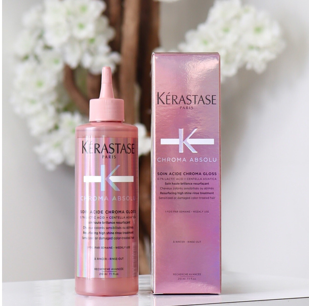 Блеск для волос Kerastase Chroma Absolu Soin Acide Chroma 71 унции 210 мл 11190₽