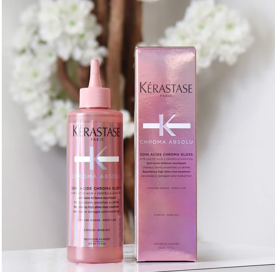 Brillo de cabello Kerastase Chroma Absolu Soin Acide Chroma 7,1 oz / 210 ml Foto 2 de 4