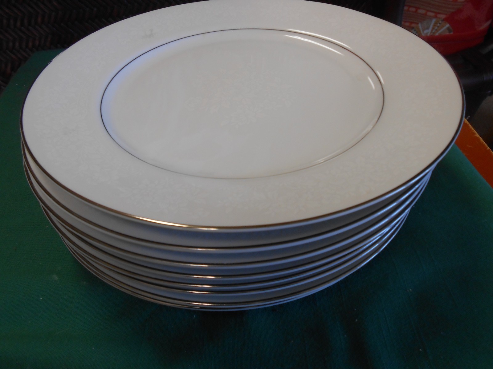 RARE Vintage SEIZAN Fine China WEST BLUFF Set of 8 DINNER Plates eBay