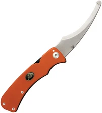 Outdoor Edge Zip-Pro Folding Knife Stainless Guthook Blade G10 Handle ZO10C
