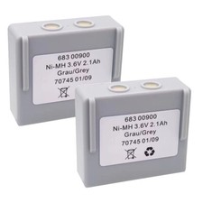 2Pcs 68300900 Ni-MH 3.6V 2.1Ah Battery For HETRONIC Remote Control 683 00900