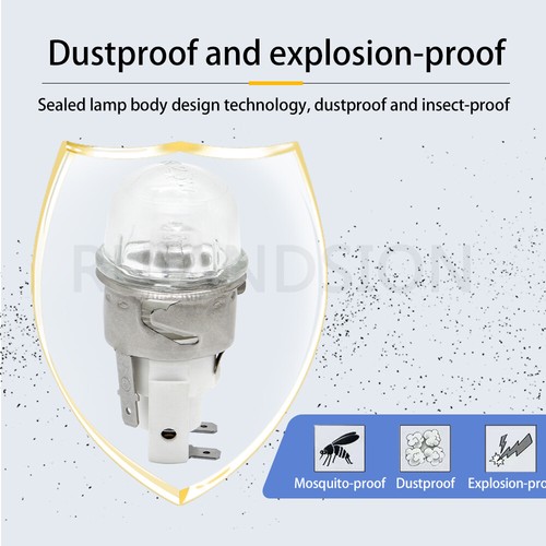 E14 Ampoule Halogène Micro-ondes W03 W05 W06 W07 Lampe De Four 230V 25W 3000K - Imagen 8 de 14