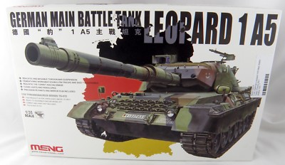 1/35 Scale German Main Battle Tank Leopard 1 A5 Model Kit - Meng #TS-015