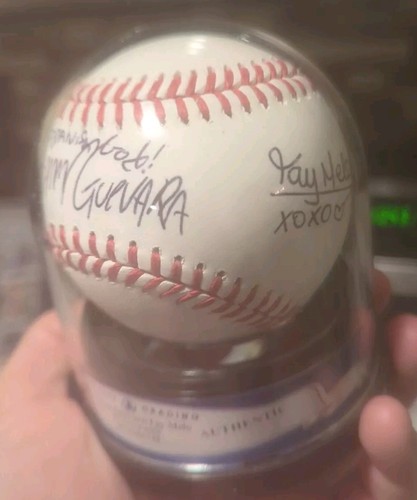 Sammy Guevara & Tay Melo signiert AEW MLB gekapselt Baseball Beckett - Bild 6 von 6