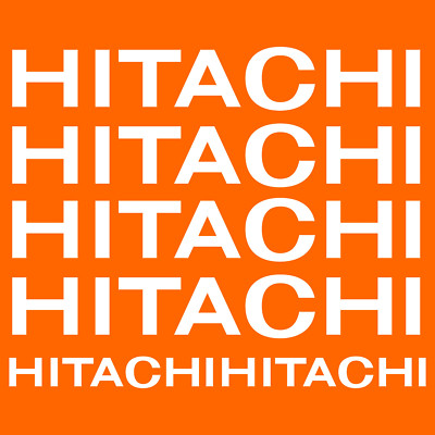HITACHI aufkleber sticker bagger excavator 6 Stücke Pieces