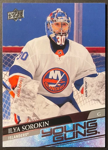 2020-21 Upper Deck Series 2 Young Guns 461 Ilya Sorokin RC New York Islanders