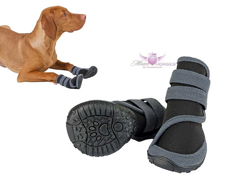 Kerbl Pfotenschutz ACTIVE Hunde Hundeschuhe mit Gummisohle rutschfest XXS - XXL
