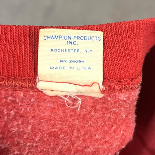 Vintage 70s Indiana University East Champion Blue Bar Sweatshirt Crewneck Sz M - Picture 10 of 13
