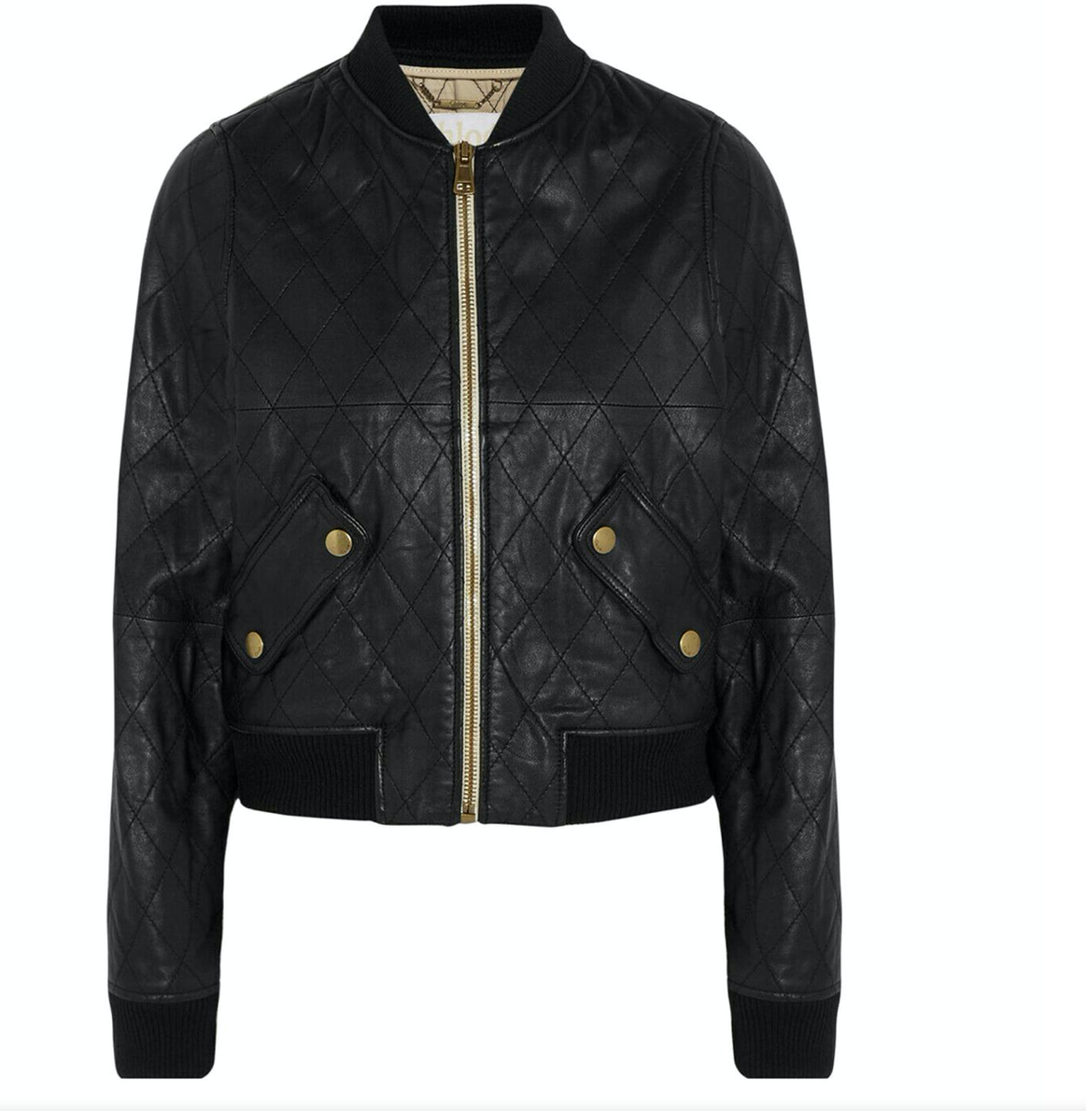 【関税込み】CHLOE Leather bomber jacket CHLOE -