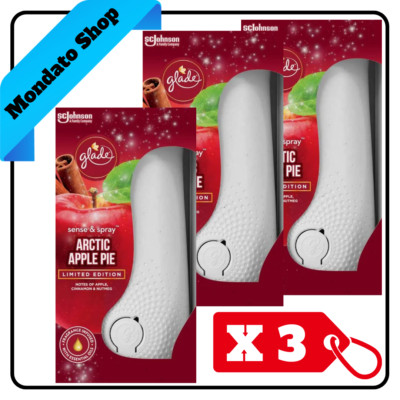 GLADE DEODORANT SPRAY ARTIC APPLE PIE FRISCHES HAUSDUFT LIMITED (X3)