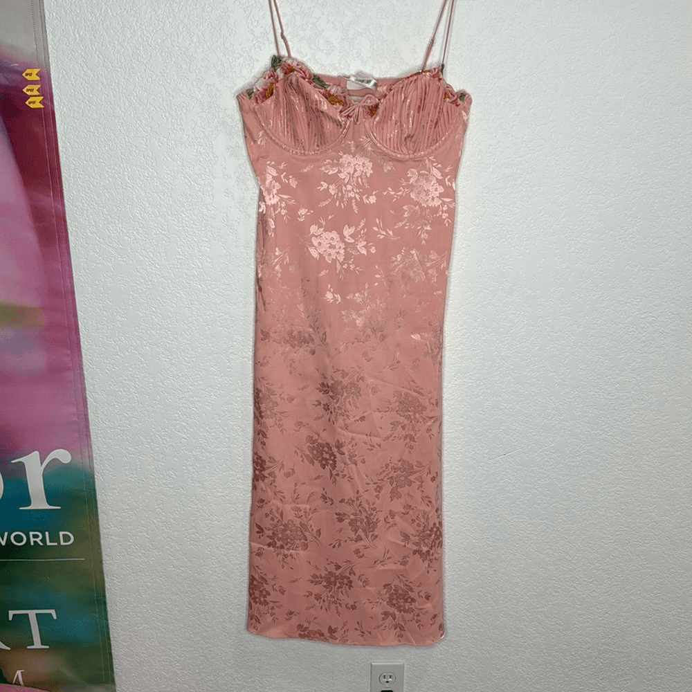 knee length dresses for ladies FOR LOVE AND LEMONS Opal Beaded Midi Dress