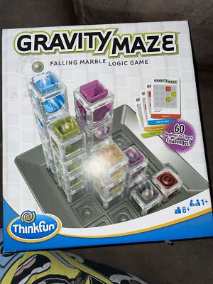 Gravity Maze Thinkfun Marble Run Brain Game STEM Toy Boys Girls. Complete