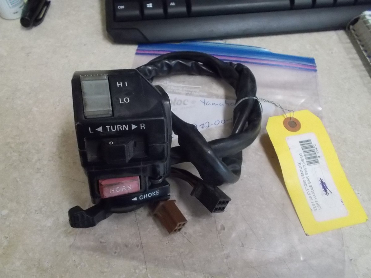 OEM Yamaha Left Handlebar Switch 1989 XVZ1300 1NL-83973-00-00 | eBay