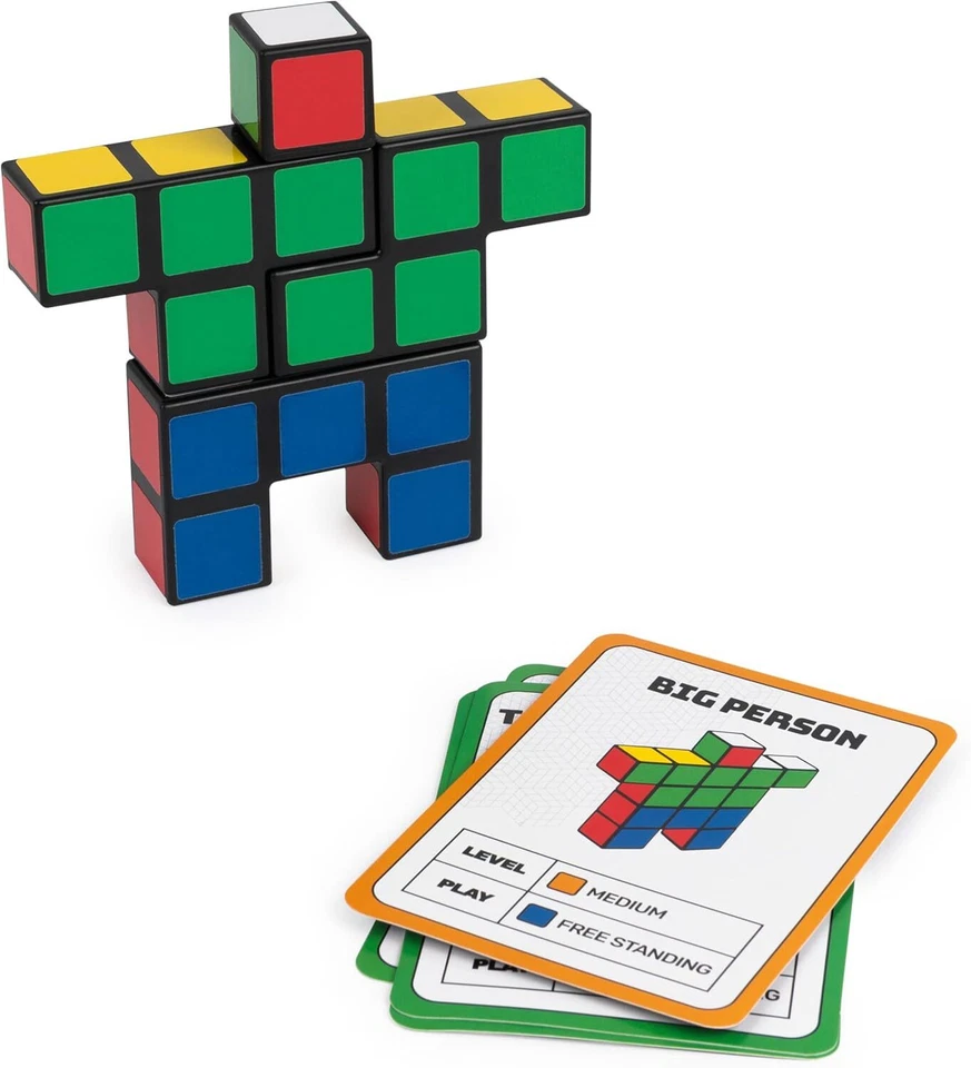 Spin Master Rubik's Cube It Strategiespiel ab 7 Jahren Blockbauspiel 2 Spieler - Bild 4 von 4