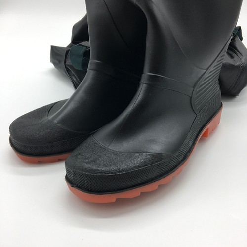 Hunt Fishing Tackle Chest Waders Waterproof PVC Pants Boots Outdoor Wading Tool - Picture 6 of 12