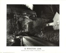Seven-Mile Ford, VA 1957 by O Winston Link Art Print Train Photo Poster 24x30