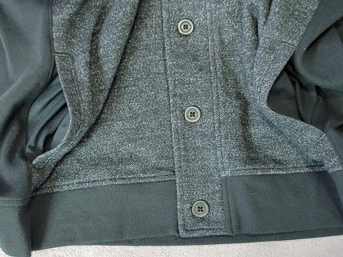 Rock & Republic Sweater Men's XXL 2XL Charcoal Gray Button Up Sweatshirt Pockets - Picture 12 of 12
