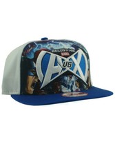 New Era Avengers Vs X-Men 9fifty Gorra Snapback Ajustable AVX Marvel Comics Blanco