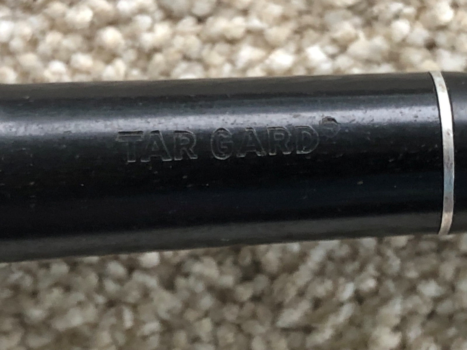 VENTURI TAR GARD BILLIARD 1960’s BLACK SPACE AGE MATERIAL HARD NYLON STEM    A