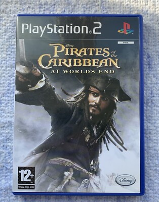 PS2 PIRATES OF THE CARIBBEAN AT WORLD ́S END - PLAYSTATION 2 ohne Anleitung